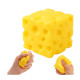 Cheese Cube Squishy Flexible Squeeze Toy Cheese Cube Squishy Flexible Squeeze Toy