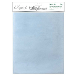 Eleganza Tulle Finesse 3m x 3m 1pc bag Lt. Blue